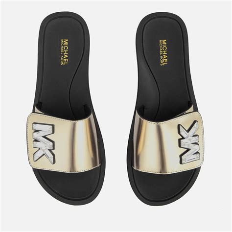 michael kors alexis slide|michael kors sandals with heel.